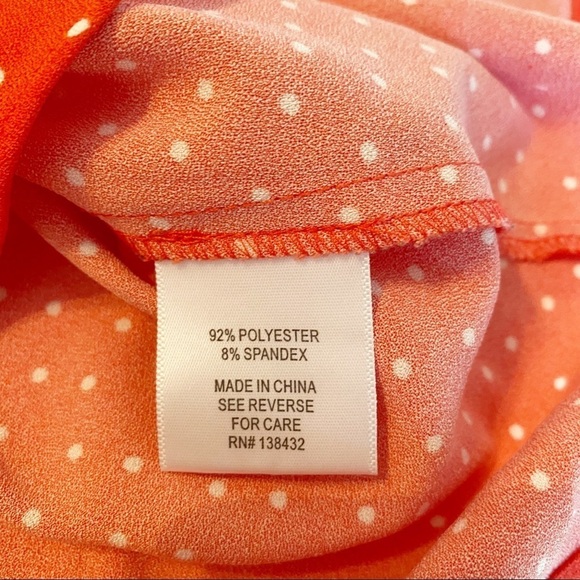 ModCloth Polka Dot Flutter Sleeve Top - XS - Picture 5 of 10